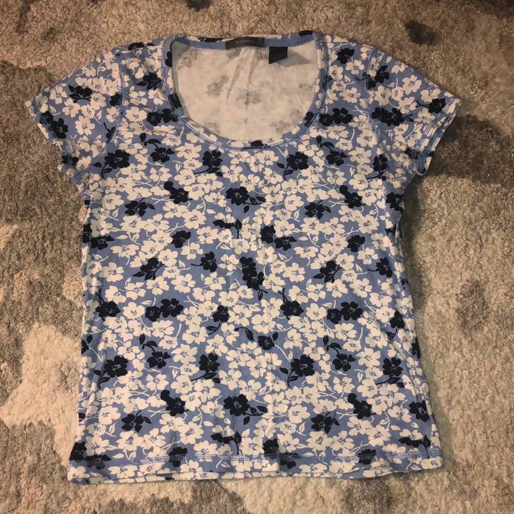BLUE FLOWER SHIRT!